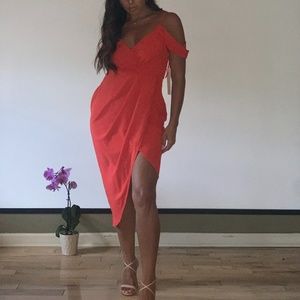 NWT- Romantic Drape Dress